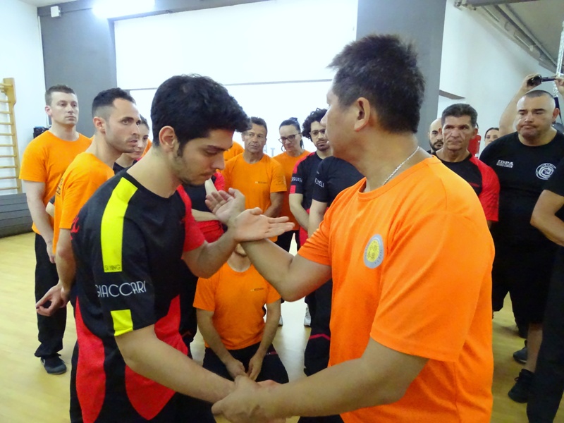 Kung Fu Academy di Sifu Mezzone Caserta Seminario di Weng Chun Tang Yik con GM Sunny So in Italia presso la scuola di arti marziali di wing chun e kung fu a Caserta (2)